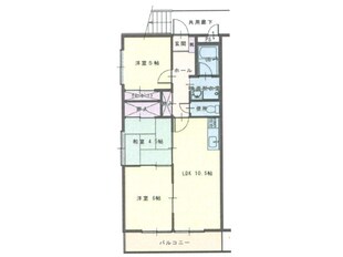 ドミールＫ壱番館の物件間取画像